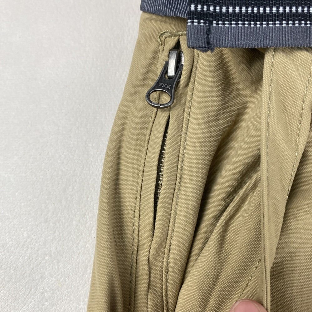 Duluth Trading Company Belted Khaki, XLG X 34 Nylon Hiking Pants 36x34 READ - Picture 4 of 13
